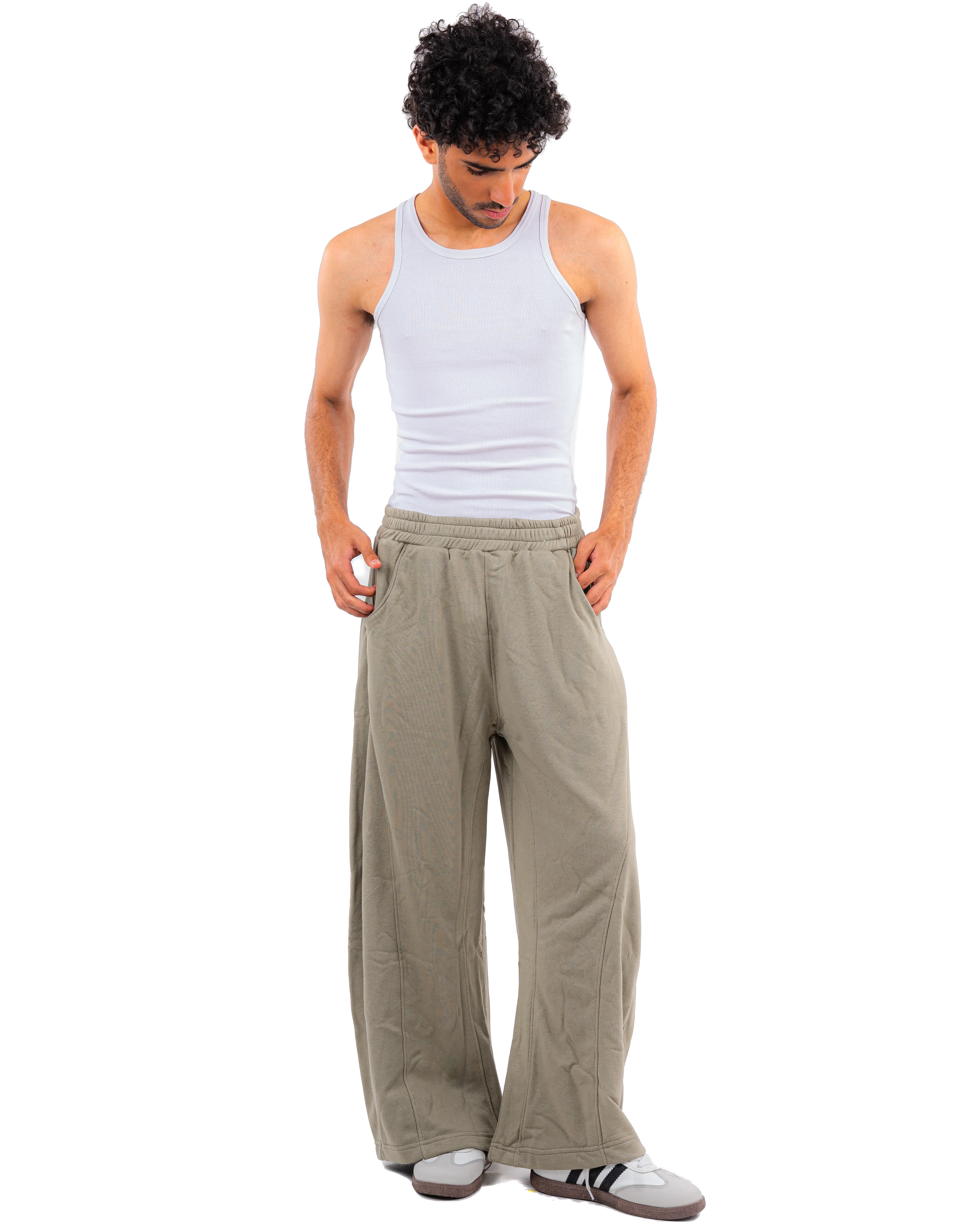 Initials wide leg sweatpants - Image 45