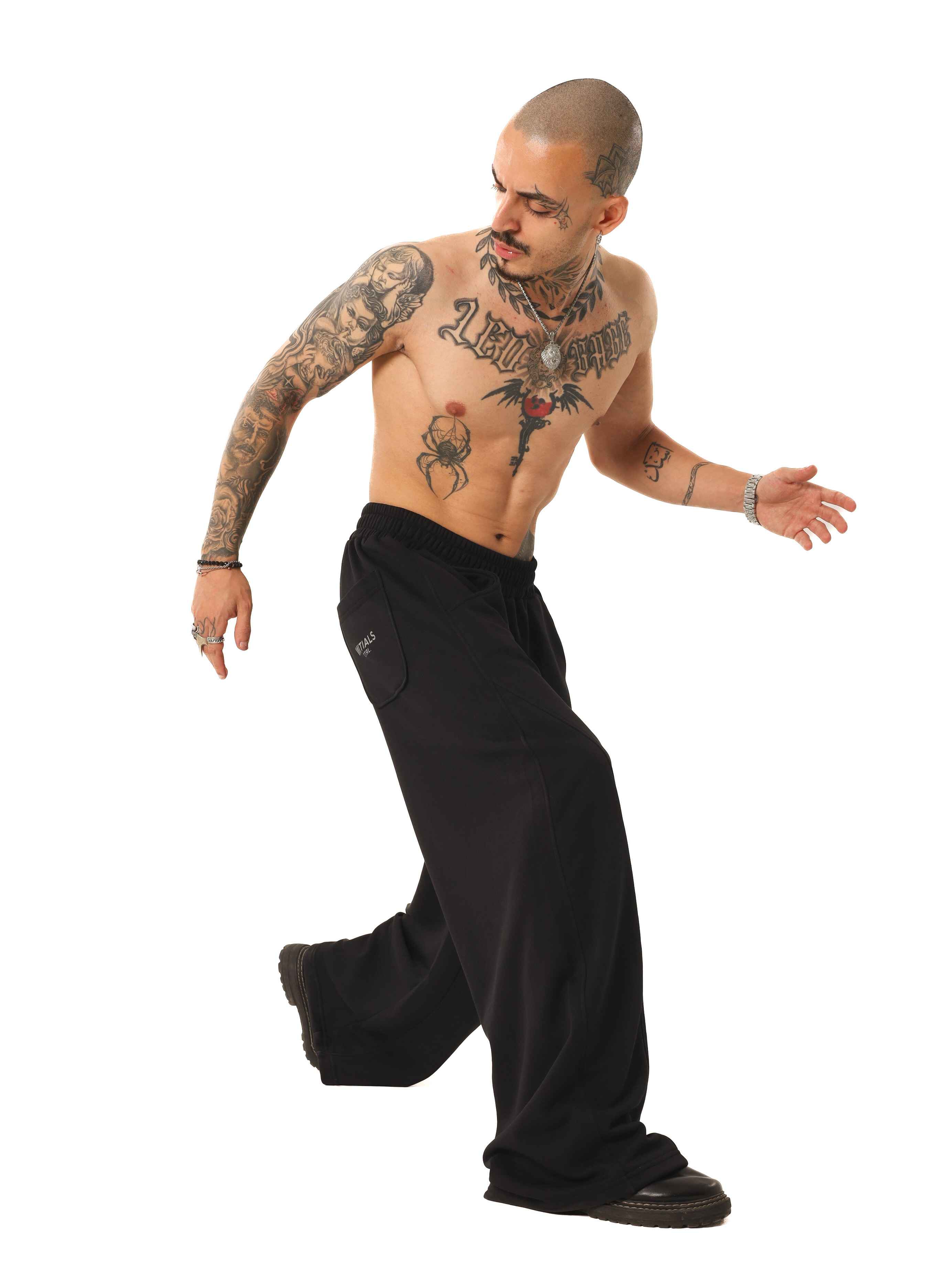 Initials wide leg sweatpants - Image 8