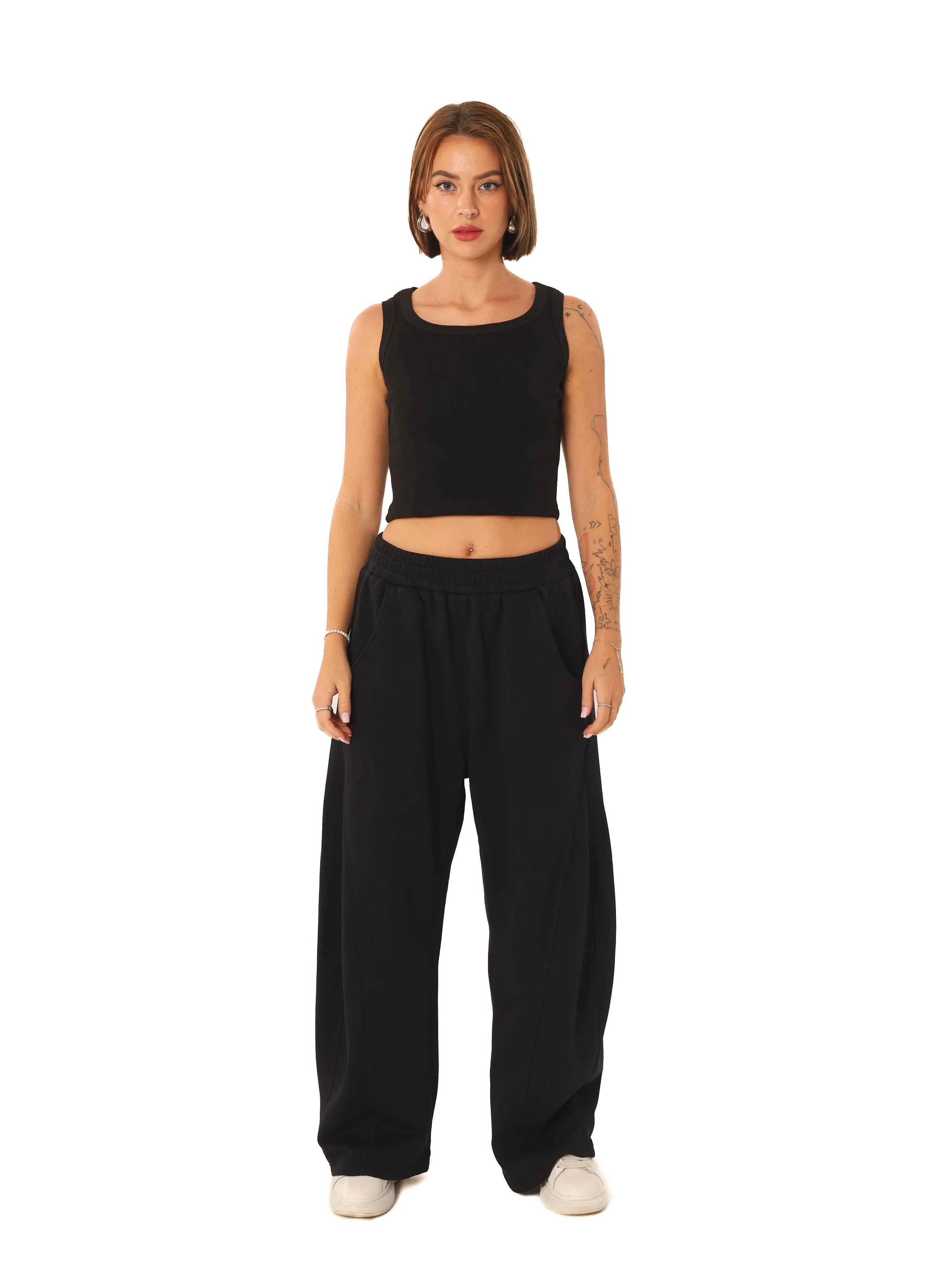 Initials wide leg sweatpants - Image 9