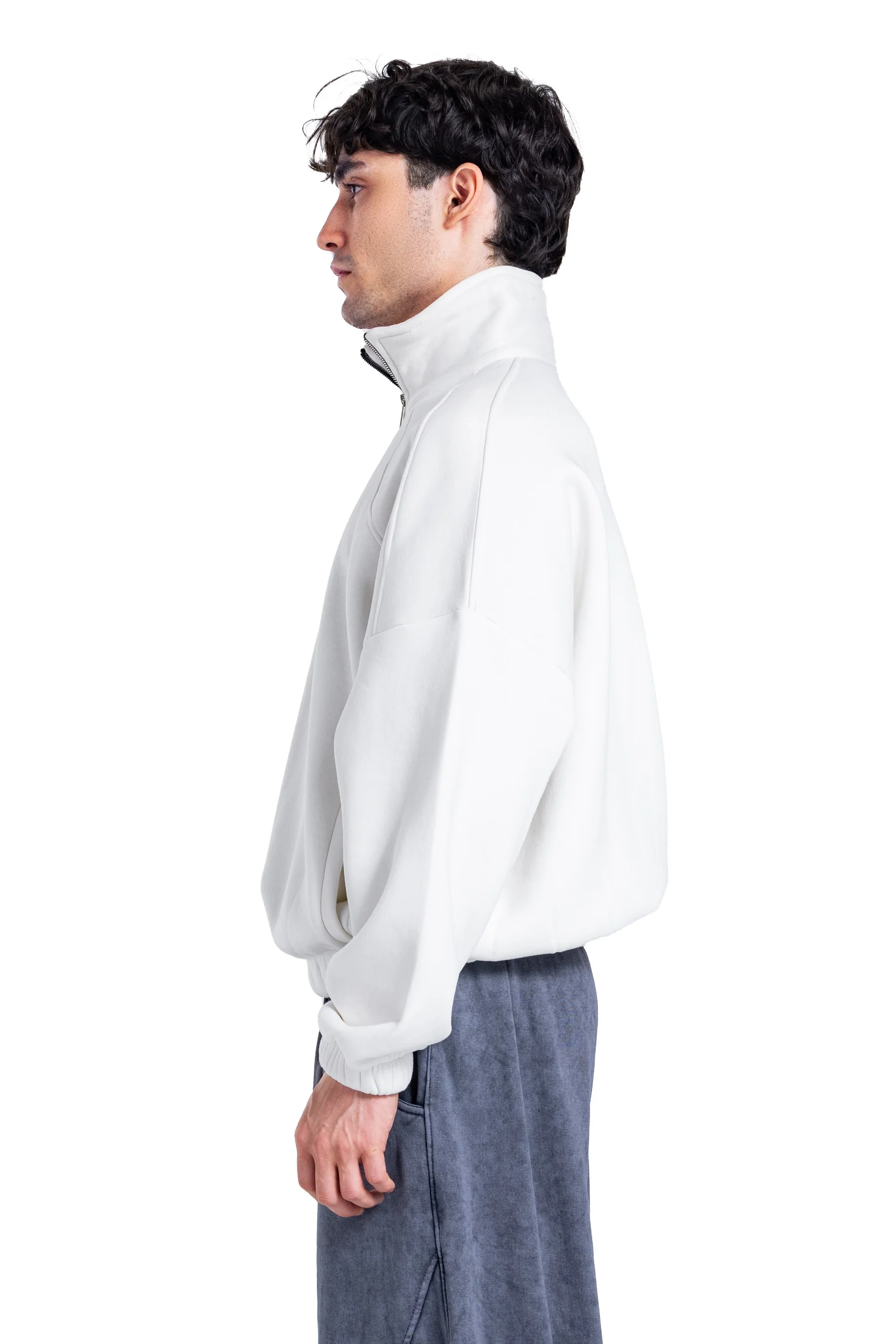 Initials Quarter-Zip Sweatshirt - Image 15