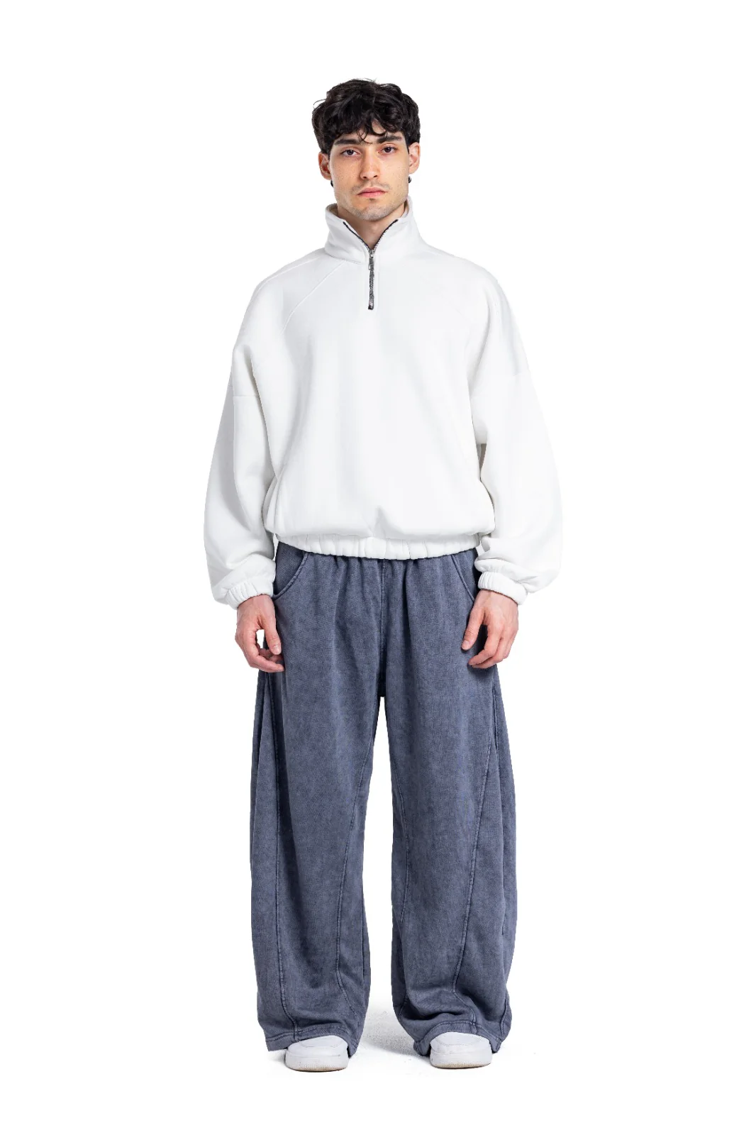 Initials Quarter-Zip Sweatshirt - Image 17