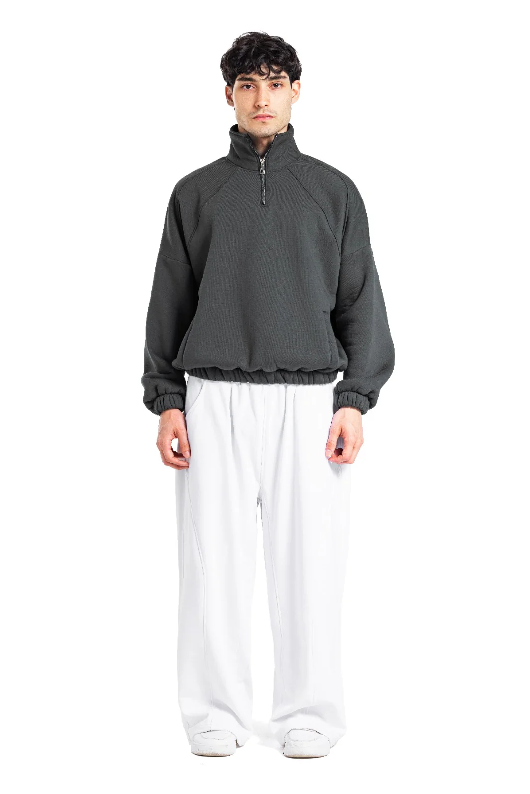 Initials Quarter-Zip Sweatshirt - Image 36