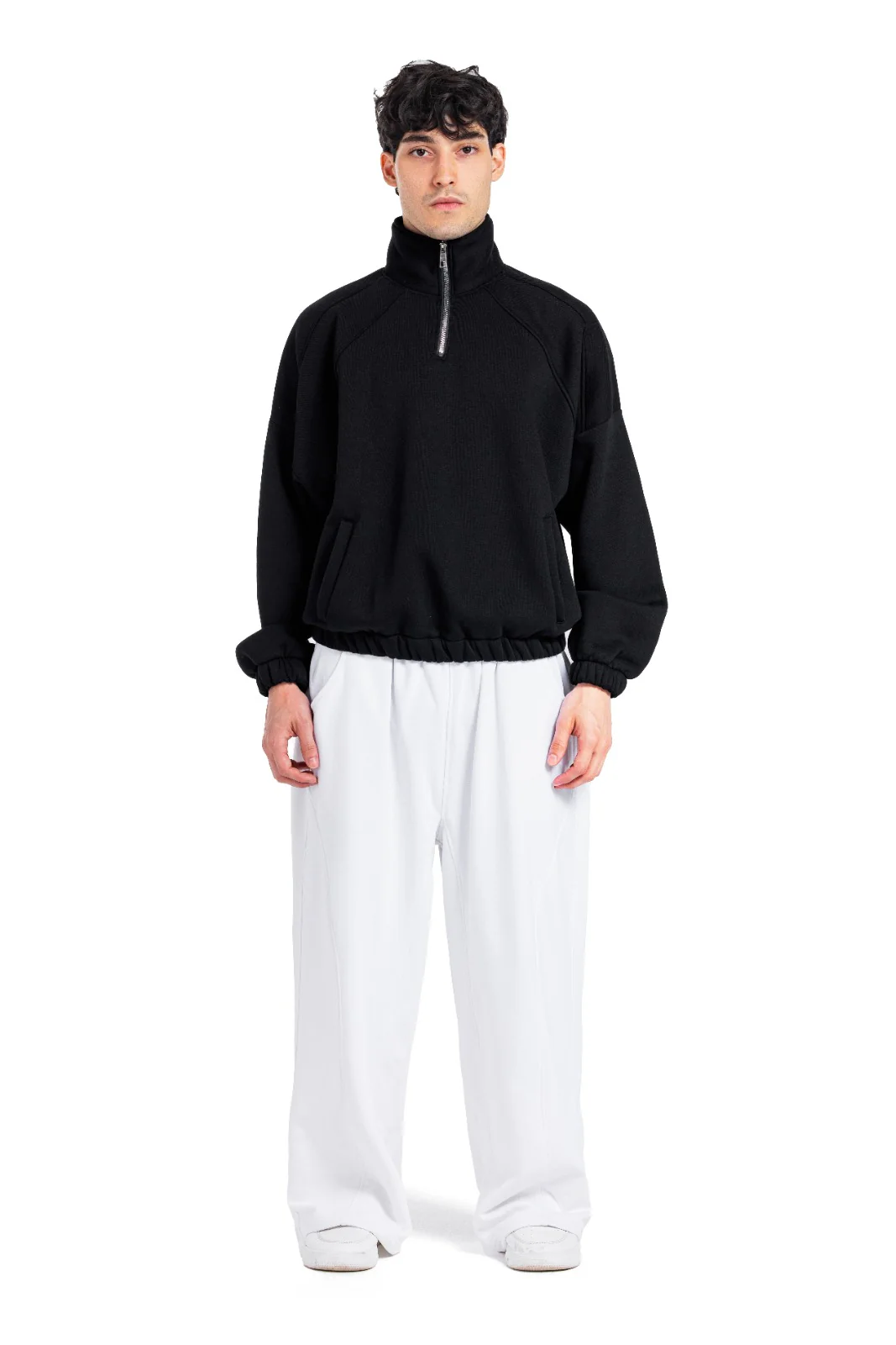 Initials Quarter-Zip Sweatshirt - Image 4