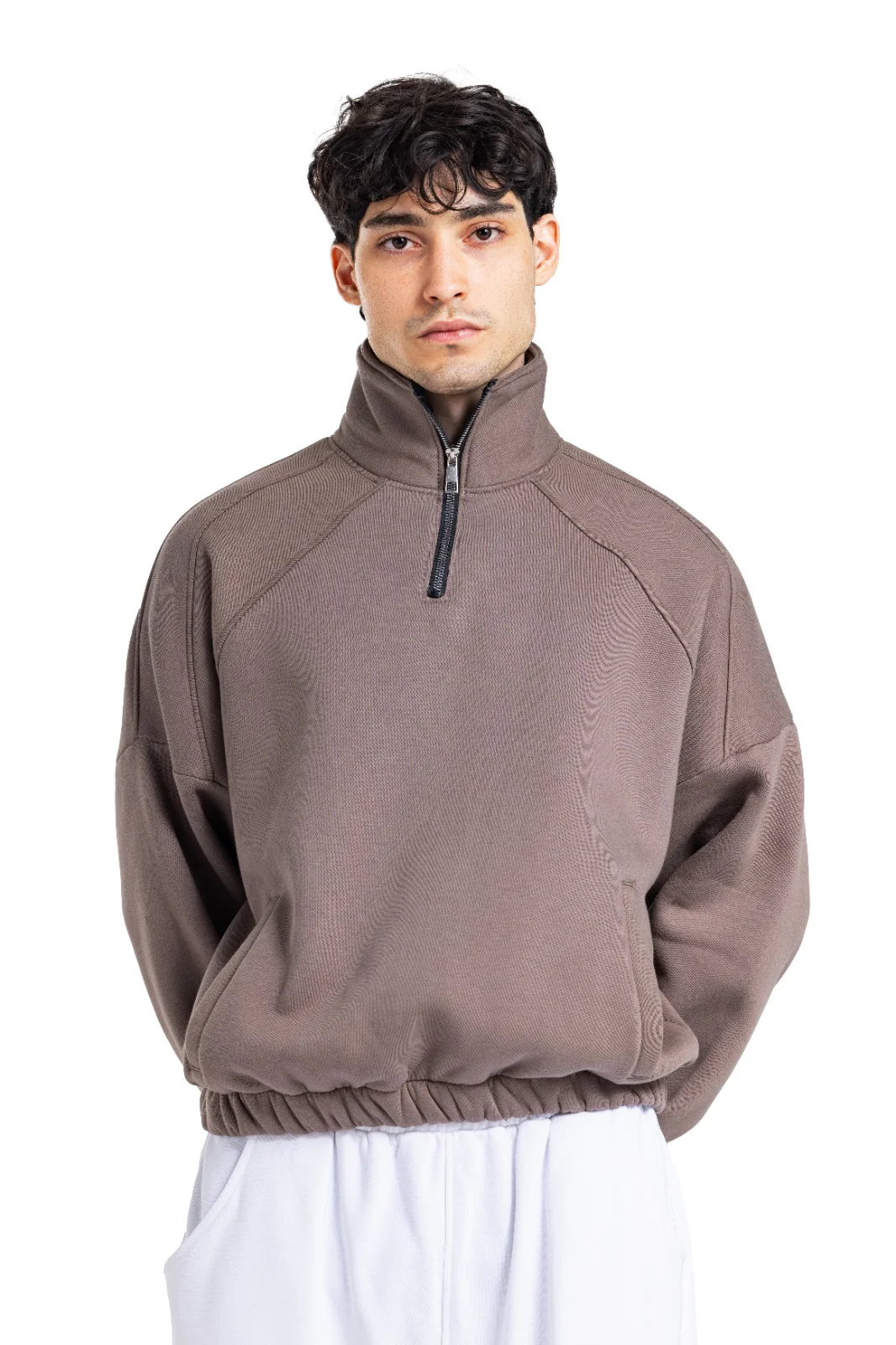 Initials Quarter-Zip Sweatshirt - Image 9